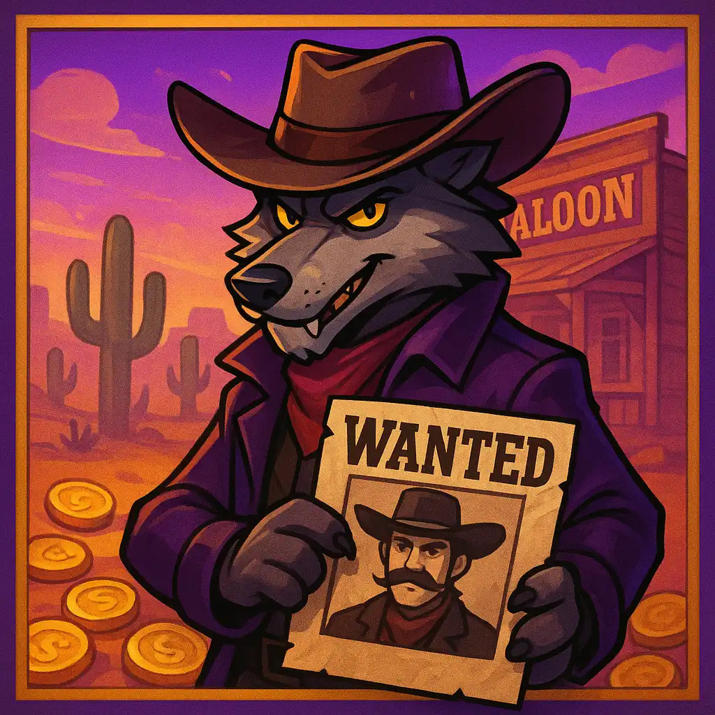 Wanted Dead or a Wild slot game artwork